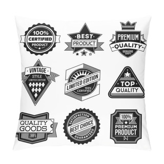 Personality  Vintage Badges Pillow Covers