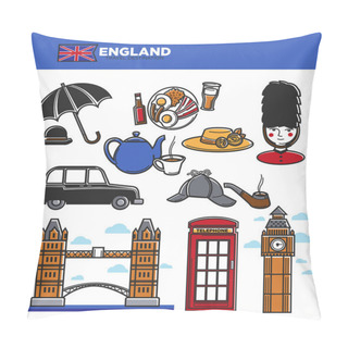 Personality  England UK Travel Tourism Landmarks  Pillow Covers