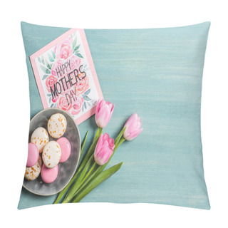 Personality  Macarons And Greeting Card Pillow Covers