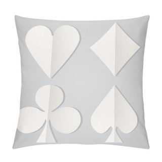 Personality  Card Symbols, Vector Design Pillow Covers
