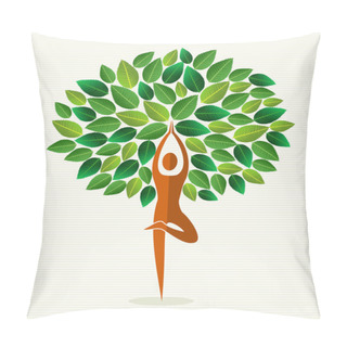 Personality  India Yoga Leaf Tree Pillow Covers