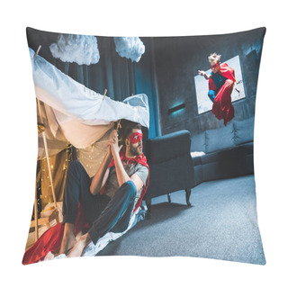 Personality  Father And Son Playing Pillow Covers