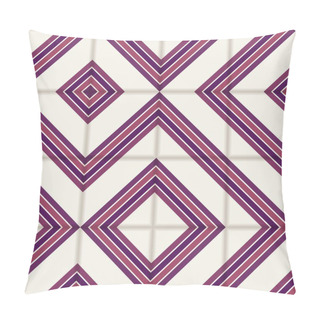 Personality  Retro Stripe Seamless  Pattern Pillow Covers