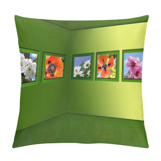 Personality  Gallery Of Spring Flowers Pillow Covers