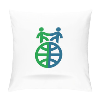 Personality  Two People Handshake Pillow Covers