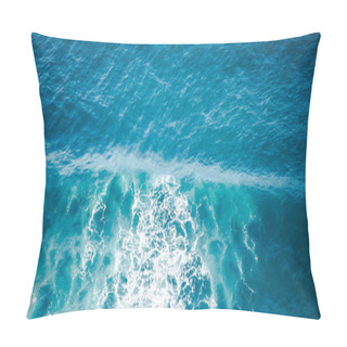 Personality  Deep Blue Ominous Ocean Water Background Pillow Covers