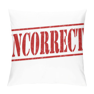 Personality  Incorrect Stamp Pillow Covers