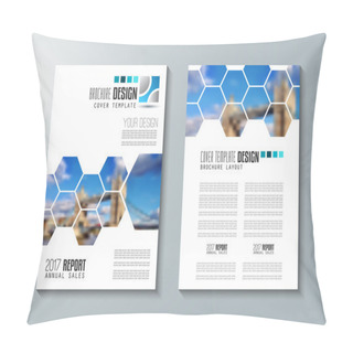 Personality  Brochure Template, Flyer Design Pillow Covers