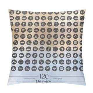 Personality  Set Of Delivery Icons Pillow Covers