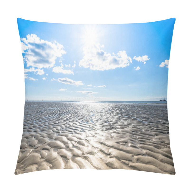 Personality  North Sea Beach In Sankt Peter Ording, Germany Pillow Covers
