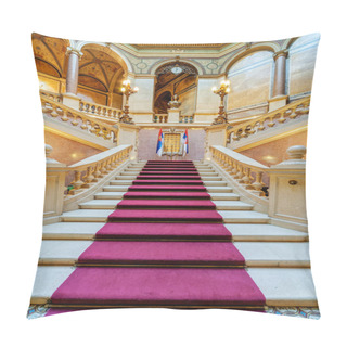 Personality  Interior Of Classic Building Pillow Covers