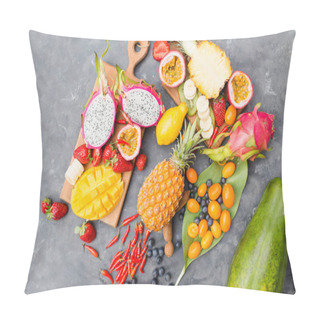 Personality  Fresh Exotic Fruits Pillow Covers