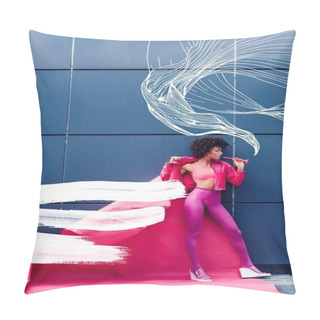 Personality  Fashionable African American Girl Pillow Covers