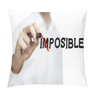 Personality  Man Drawing Imposible Pillow Covers