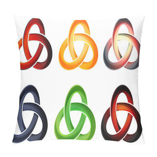 Personality  Trefoil Knot Collection Pillow Covers