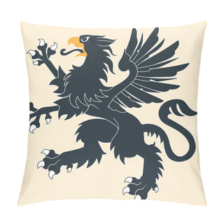 Personality  Heraldic Griffin Pillow Covers