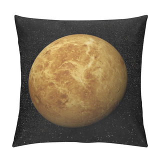 Personality  Venus Planet And Stars - 3D Render Pillow Covers