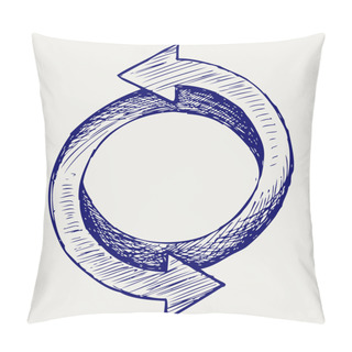 Personality  Arrows Circle Pillow Covers