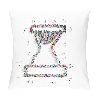 Personality  People  Shape  Hourglass Cartoon Pillow Covers