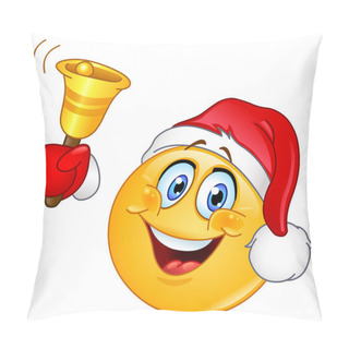 Personality  Christmas Emoticon With Bell Pillow Covers