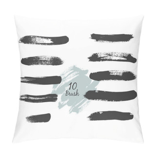 Personality  Collection Of Vector Art Brushes. Pillow Covers