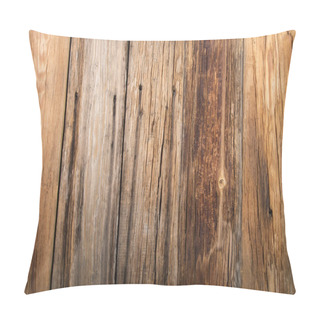 Personality  Wooden Vintage Background With A Transverse Flange For Mounting In A Rustic Style Pillow Covers