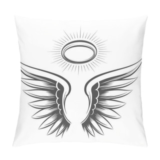 Personality  Saint Wings Sketch Pillow Covers