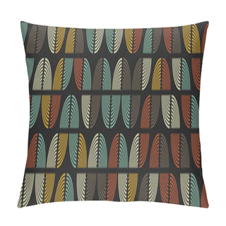 Personality  Abstract Geometric Vector Illustration With Repeat Design Pillow Covers