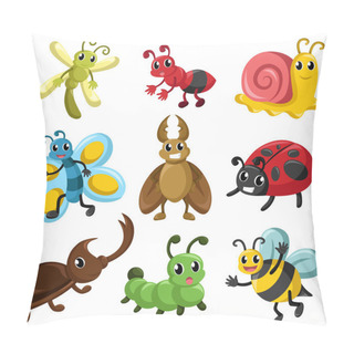 Personality  Bug Icons Pillow Covers