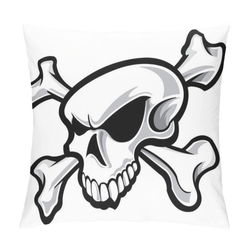 Personality  Skull And Crossbones Pillow Covers