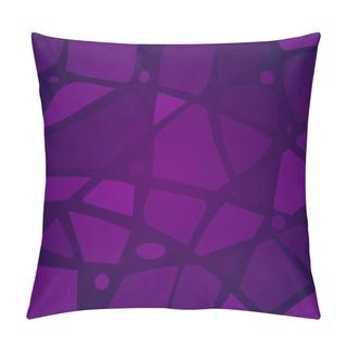 Personality  Vector Purple Mosaic Background. Pillow Covers
