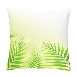 Personality  Palm Leaves Background Pillow Covers