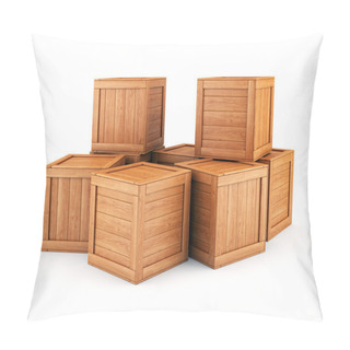 Personality  Wooden Boxes Group Pillow Covers