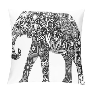 Personality  The Cheerful Elephant. Pillow Covers