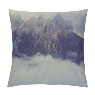 Personality  Picturesque Canadian Mountains  Pillow Covers