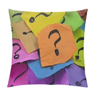 Personality  Questions Or Decision Making Concept Pillow Covers