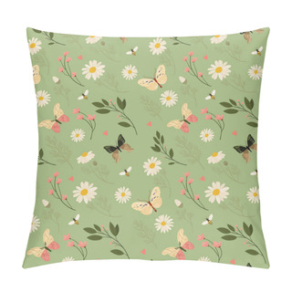 Personality  Vector Medical Herbs And Plants. Pillow Covers