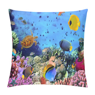 Personality  Photo Of A Coral Colony Pillow Covers