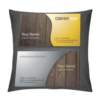 Personality  Business Card Set Pillow Covers