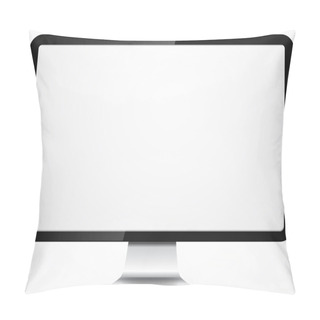 Personality  Vector Illustration Of Modern Computer Display Pillow Covers