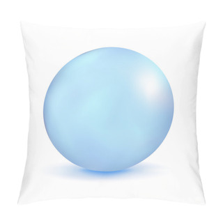 Personality  3D-illustration,-sphere-with-a-pearl-effect Pillow Covers