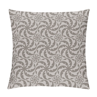 Personality  Abstract Black And White Background, Circles Damask Ornament Pillow Covers