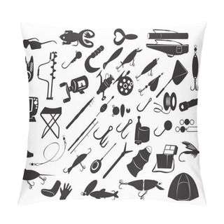 Personality  Equipment For Fishing Pillow Covers