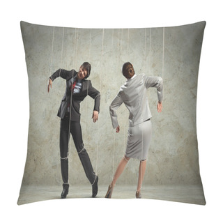 Personality  Puppet Businesspeople Pillow Covers
