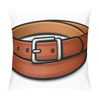 Personality  Vector Illustration Of Belt Isolated Drawing Design Pillow Covers