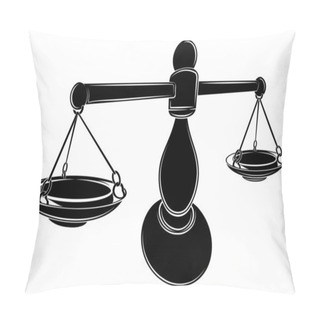 Personality  Stylised Scales Illustration Pillow Covers