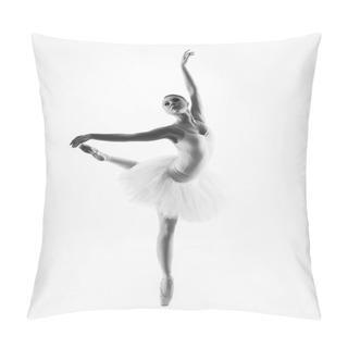 Personality  Female Ballet Dancer In Tutu Pillow Covers
