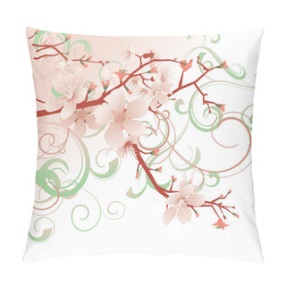Personality  Pink Blossom Spring Flowers Pillow Covers