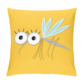 Personality  Cute Mosquito Cartoon Funny Character Pillow Covers
