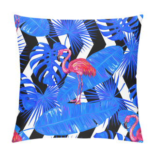 Personality  Exotic Pink Flamingo Birds  Pillow Covers